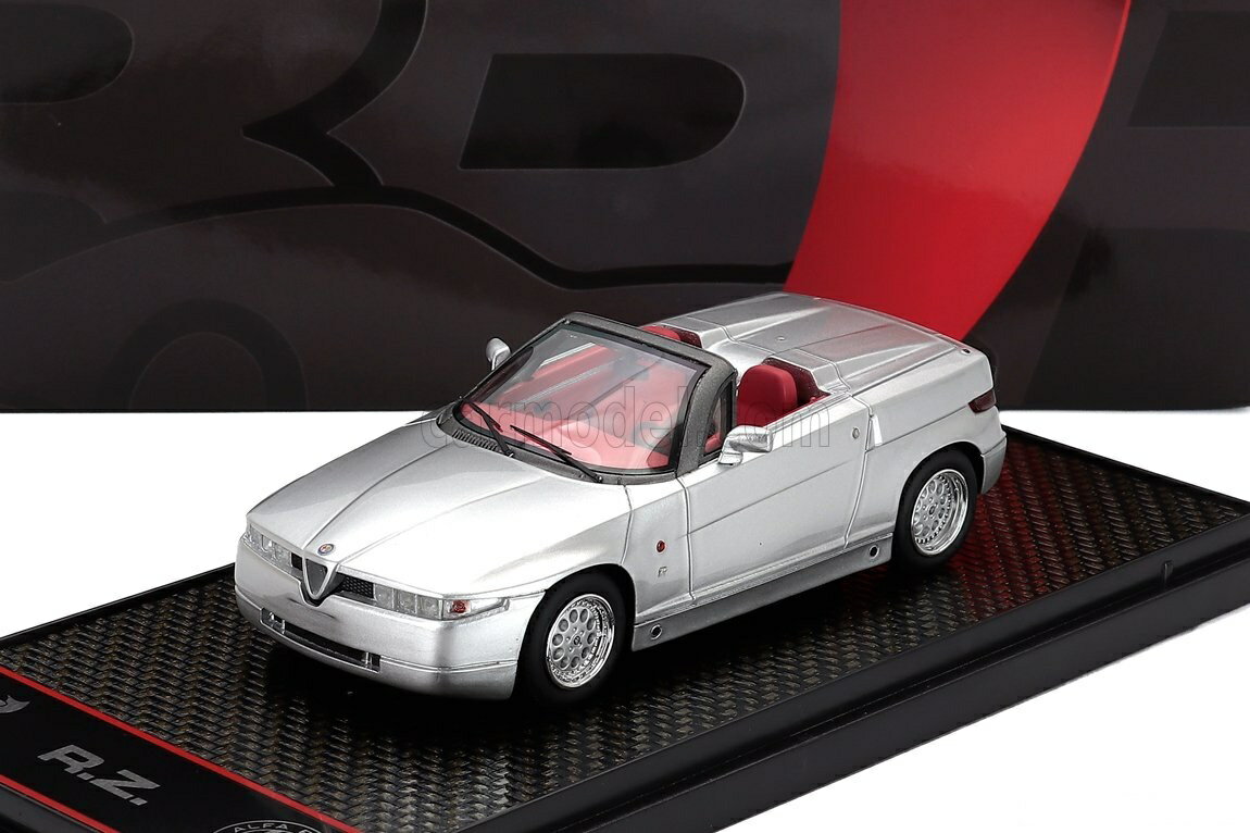 ミニカー 1/43 アルファロメオ RZ ロードスター スパイダー BBR-MODELS 1/43 ALFA ROMEO RZ ROADSTER SPIDER 1992 SILVER BBRC311D