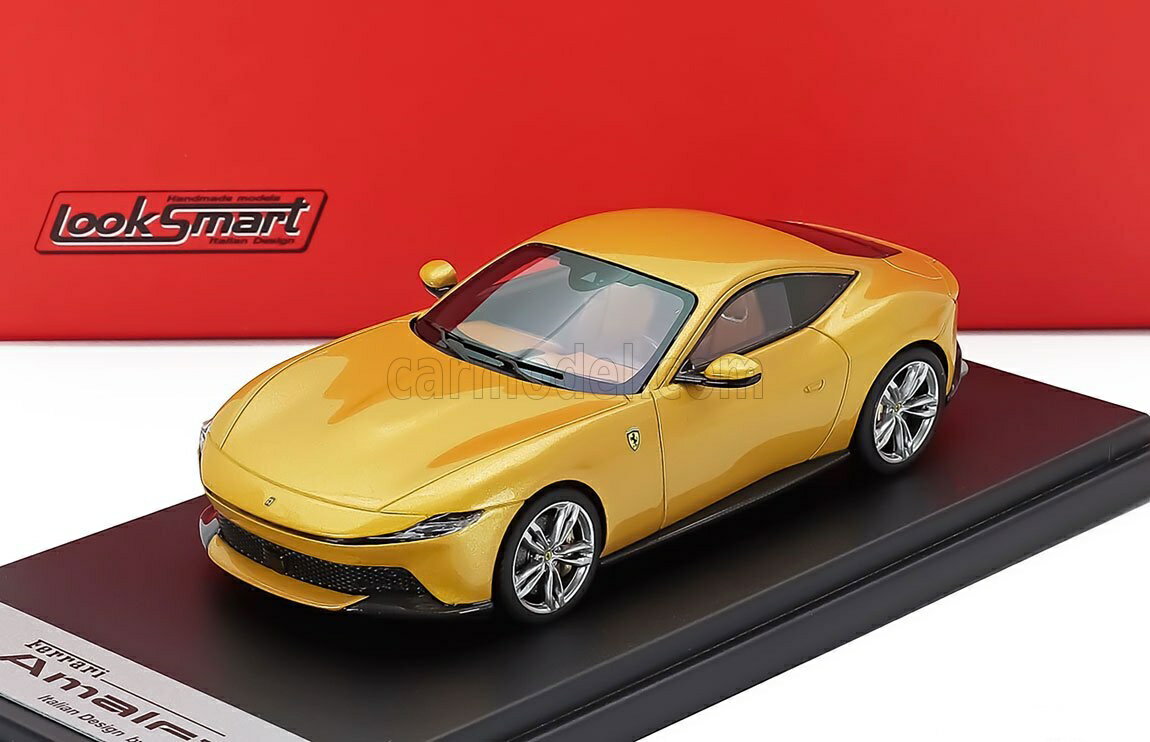 Rakuten - ミニカー 1/43 フェラーリ アマルフィ LOOKSMART 1/43 FERRARI AMALFI 2025 GIALLO MONTECARLO - YELLOW LS560C