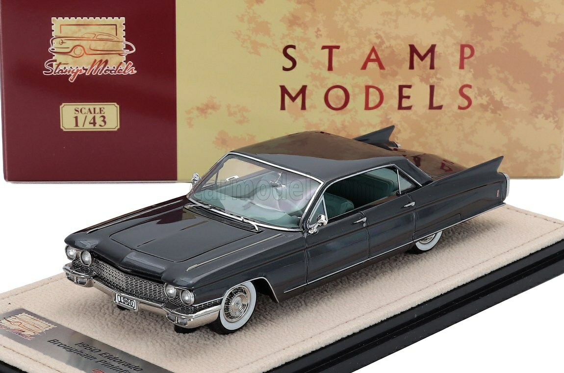 乐天商城 - ミニカー アメ車 1/43 キャデラック エルドラド STAMP-MODELS 1/43 CADILLAC ELDORADO BROUGHAM PININFARINA 1960 GREY MET STM60013