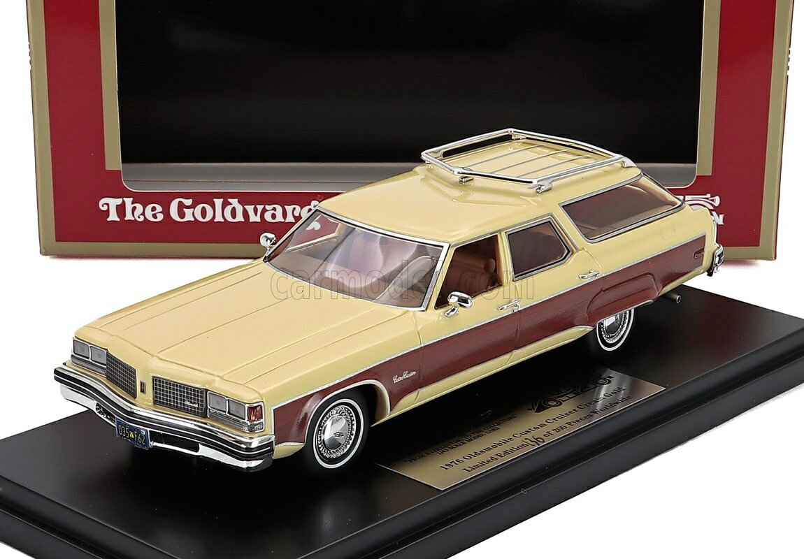 乐天商城 - ミニカー アメ車 1/43 オールズモビル カスタムクルーザー ワゴン GOLDVARG 1/43 OLDSMOBILE CUSTOM CRUISER SW STATION WAGON 1976 CREAM WOOD GC078A