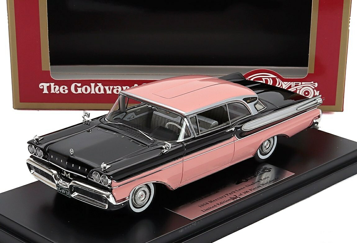Rakuten - ミニカー アメ車 1/43 マーキュリー パークレーン GOLDVARG 1/43 MERCURY PARK LANE 1958 ROSE BLACK GC090A