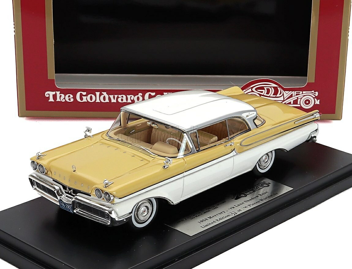 Rakuten - ミニカー アメ車 1/43 マーキュリー パークレーン GOLDVARG 1/43 MERCURY PARK LANE 1958 YELLOW WHITE GC090B
