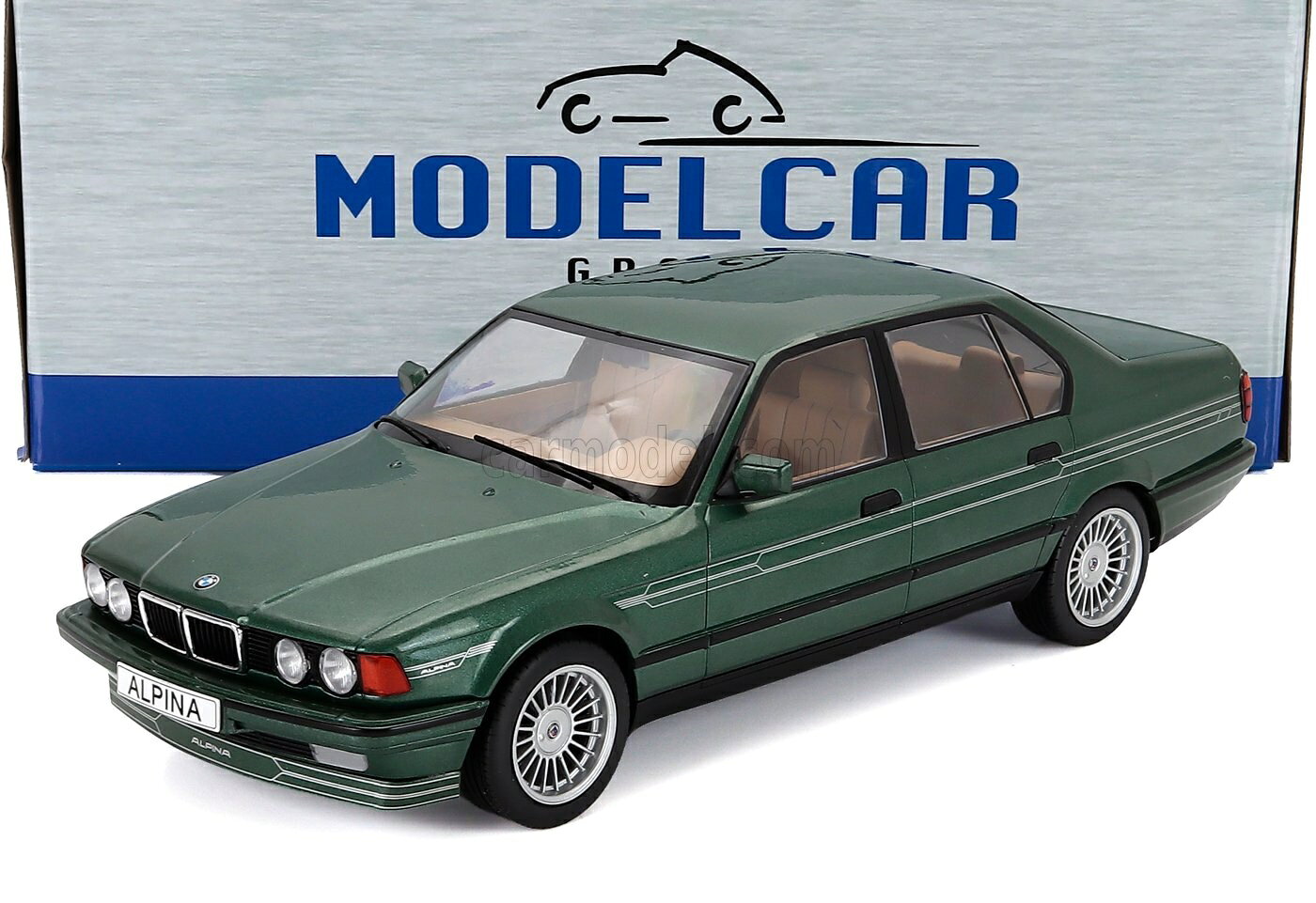 ミニカー 1/18 BMW 7シリーズ 3.5 MCG 1/18 BMW 7-SERIES 3.5 V8 ALPINA B11 (E32) 1992 GREEN MCG18233