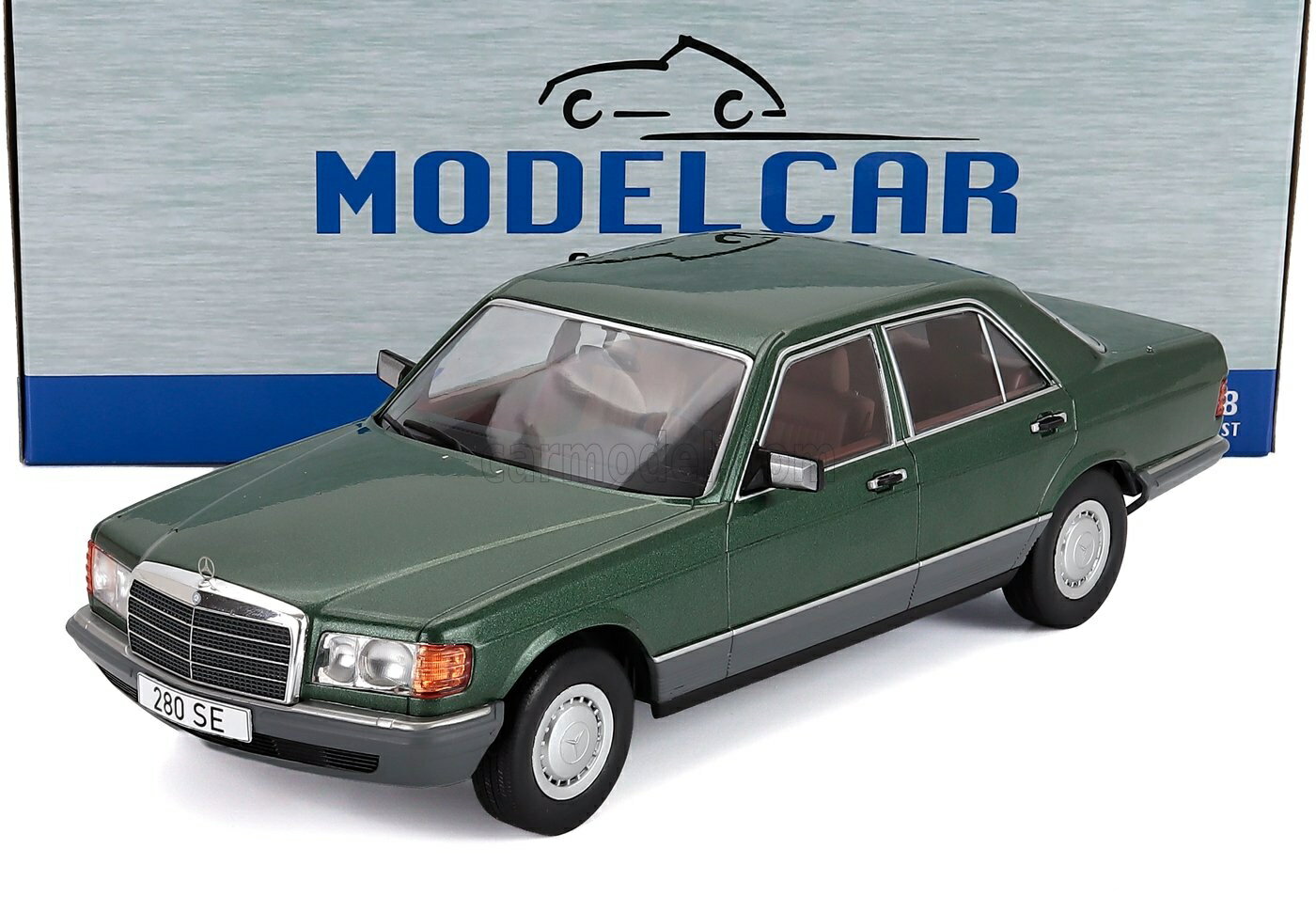 Rakuten - ミニカー 1/18 メルセデス ベンツ Sクラス MCG 1/18 MERCEDES BENZ S-CLASS (W126) 1979 DARK GREEN MET MCG18549