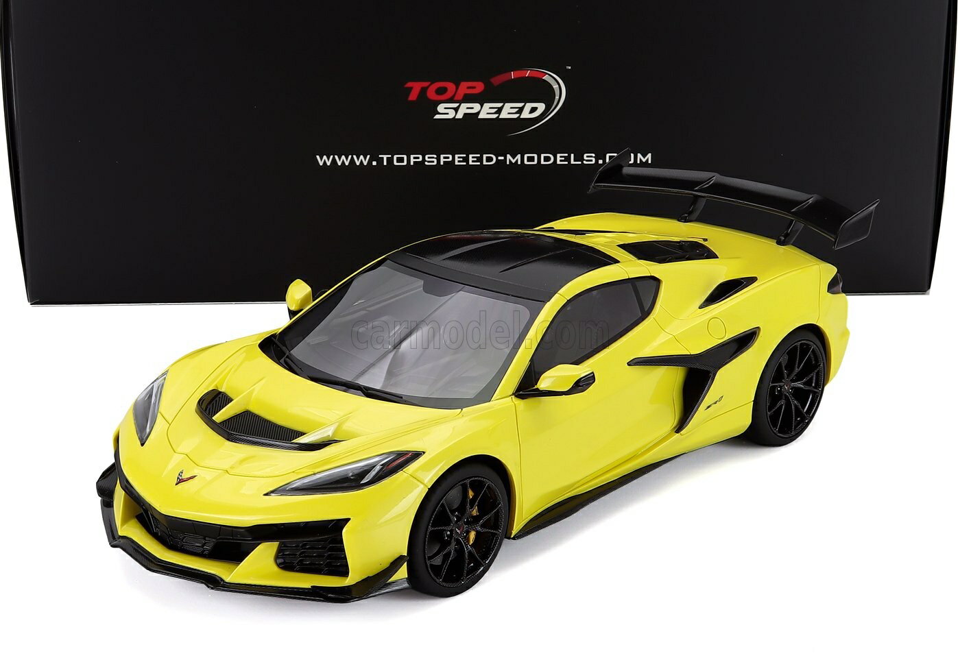 Rakuten - ミニカー アメ車 1/18 シボレー コルベット TRUESCALE 1/18 CHEVROLET CORVETTE ZR1 COUPE 2024 YELLOW TS0645