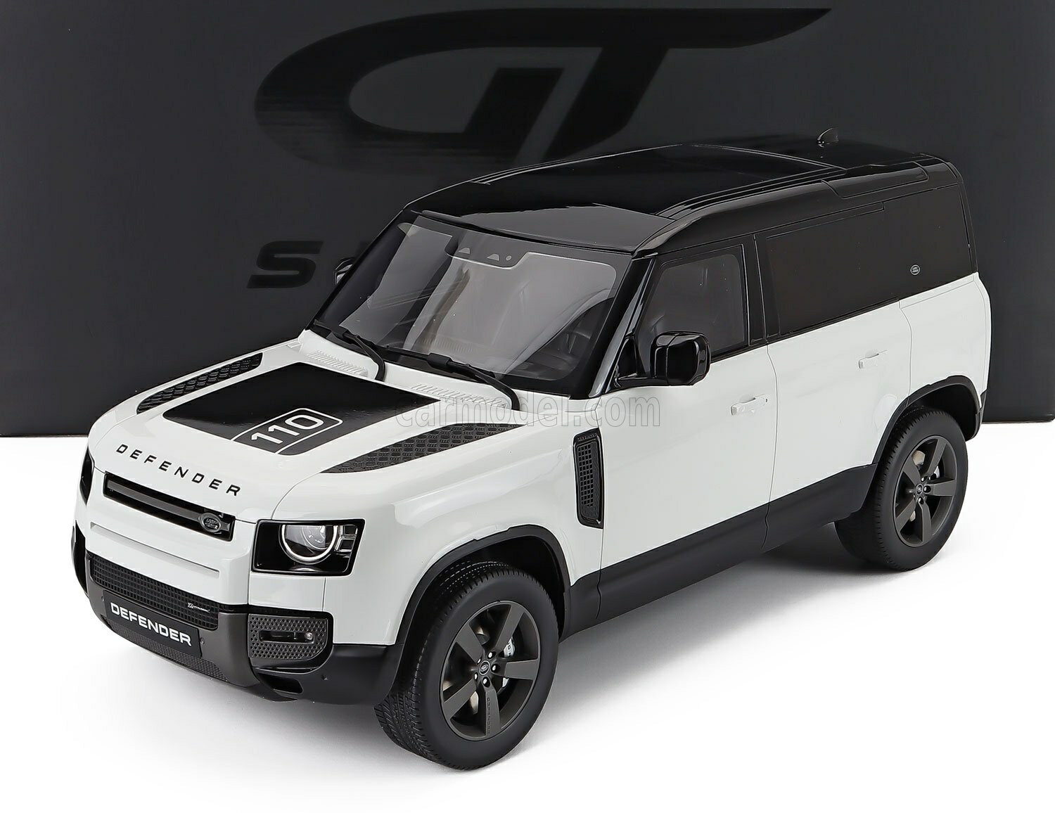 乐天商城 - ミニカー 1/12 ランドローバー ニューディフェンダー GT-SPIRIT 1/12 LAND ROVER NEW DEFENDER 9110 P400X 2021 WHITE GT554