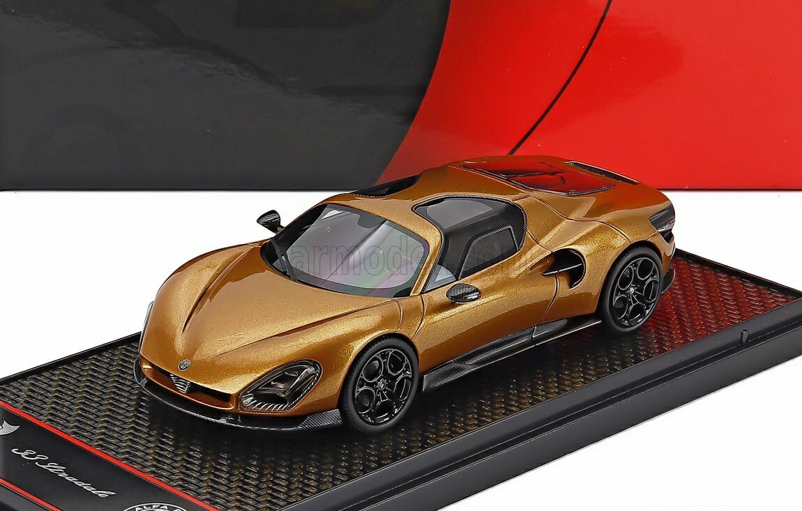 ミニカー 1/43 アルファロメオ 33 ストラダーレ BBR-MODELS 1/43 ALFA ROMEO 33 STRADALE 2025 GIALLO OCRA - OCHRE BBRC317E