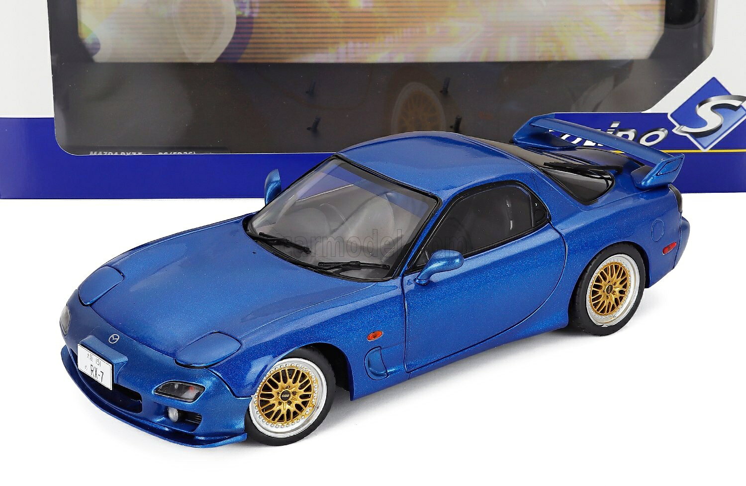 ミニカー 1/18 マツダ RX7 ソリド SOLIDO 1/18 MAZDA RX-7 (FD3S) COUPE 1999 BLUE MET 1810611