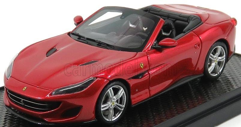 Trademark: BBR-MODELS Brand: FERRARI Model: PORTOFINO SPIDER VERSION Scale: 1/43 Manufacturer code: BBRC207A Colour: ROSSO PORTOFINO Material: RESIN Year: 2017 Notes: LIMITED 399 ITEMS