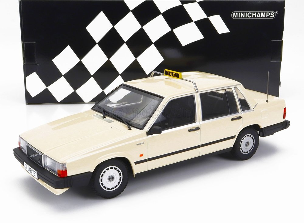 ミニカー 1/18 ボルボ 740GL ミニチャンプス MINICHAMPS 1/18 VOLVO 740GL TAXI GERMANY 1986 CREAM 155171792