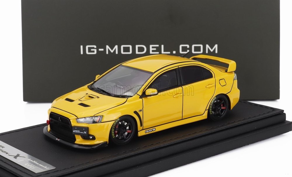 ミニカー 1/43 三菱 ランサー EVO IGNITION-MODEL 1/43 MITSUBISHI LANCER EVOLUTION X (CZ4A) 2014 YELLOW IG2572