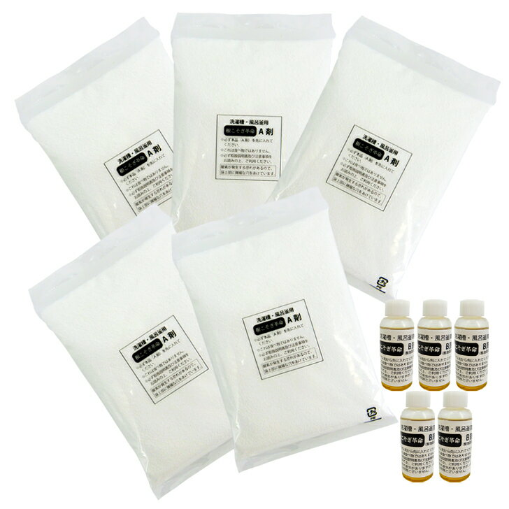 根こそぎ革命 5回分 送料無料! 外箱なし 説明書付き 洗濯槽洗浄 風呂釜洗浄 業務用洗剤 洗濯槽カビ取り レジオネラ菌除菌 カビ取り 酸素系洗剤 日本製 宮崎化学 正規代理店