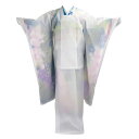 あづま姿 振袖用 雨コート 二部式 レインコート レインウェア 雨合羽 晴れ着 レディース ワンサイズ