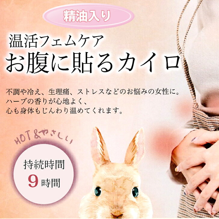 お腹に貼るカイロ 選べる4タイプ(ローズ/ラベ...の紹介画像2