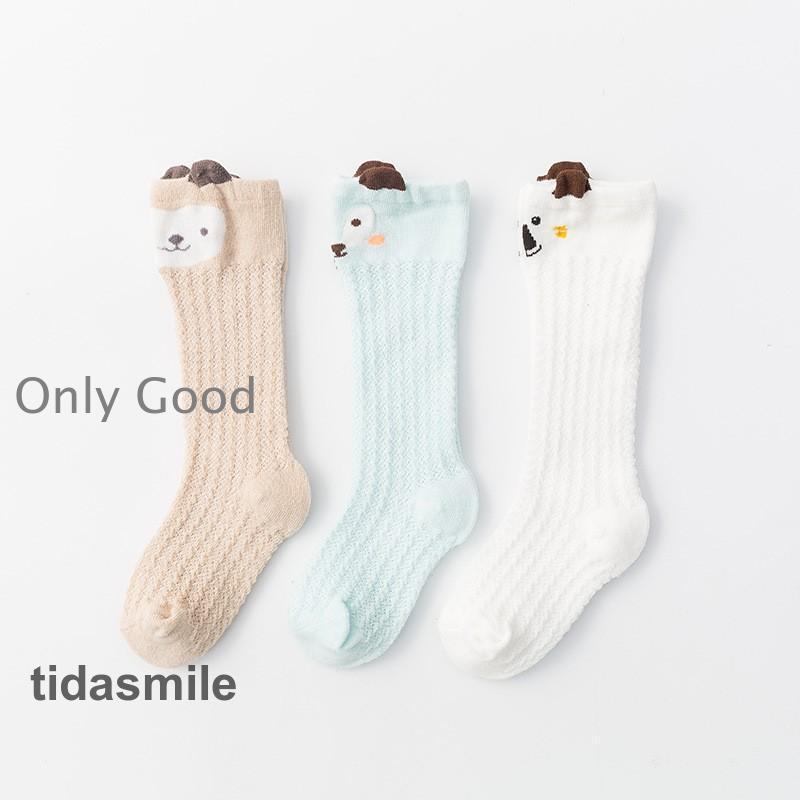 靴下 幼児 ハイ 3足セット 長い靴下 防虫 薄型 メッシュ素材 清涼感 通気性 吸汗性 キッズ ベビー メッシュ 通園 ストレッチ 夏 可愛い