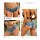 ダメージデニム ホットパンツ ¥/ ショートパンツ クラッシュデニム ダメージ加工 ショーパン レディース ダンス 衣装 ジーンズ ローライズ