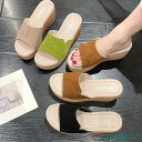 【スーパーSALE/激安】 ウェッジソール 厚底サンダル 履きやすい スーパーセール10%