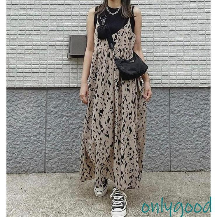 ワンピース レディース 秋 夏 春 キャミワンピース サロペット 20代 30代 40代 きれいめ オールインワン ロングワンピース ポケット マキシワンピ ゆったり