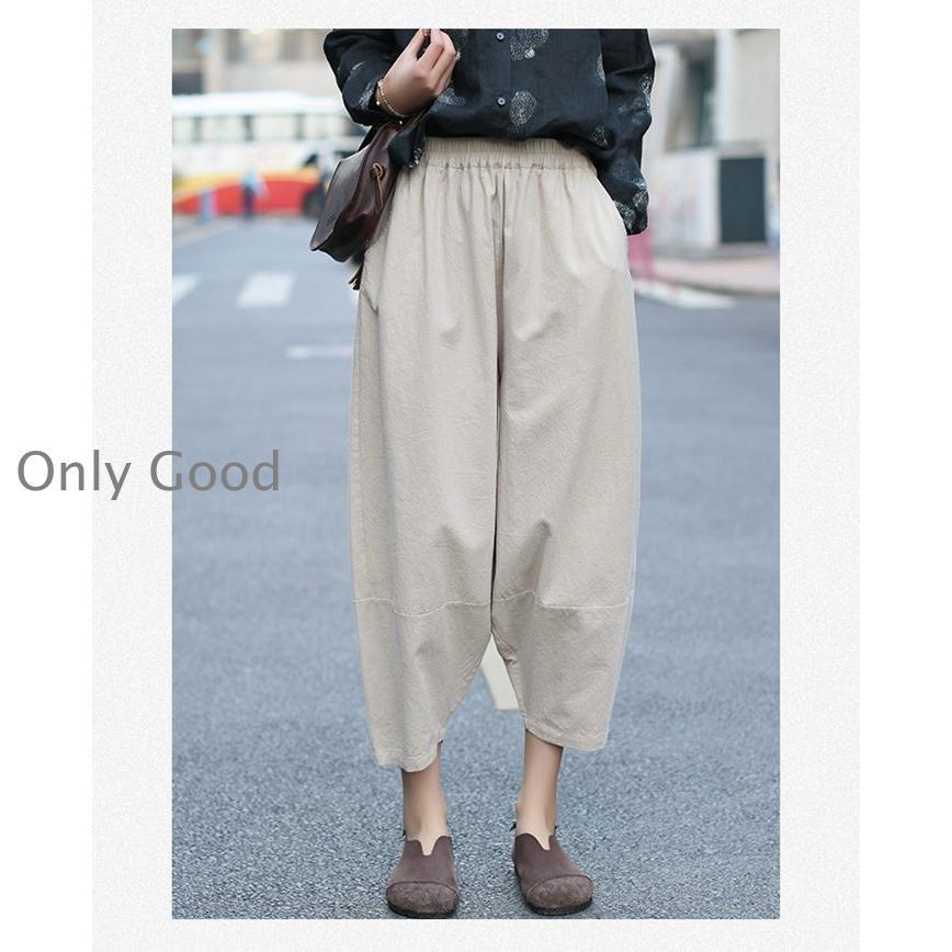 バルーンパンツ レディース 夏 大きいサイズ サルエルパンツ レディース ワイドパンツ 春 夏 秋 ゆったり ボトムス コットン100