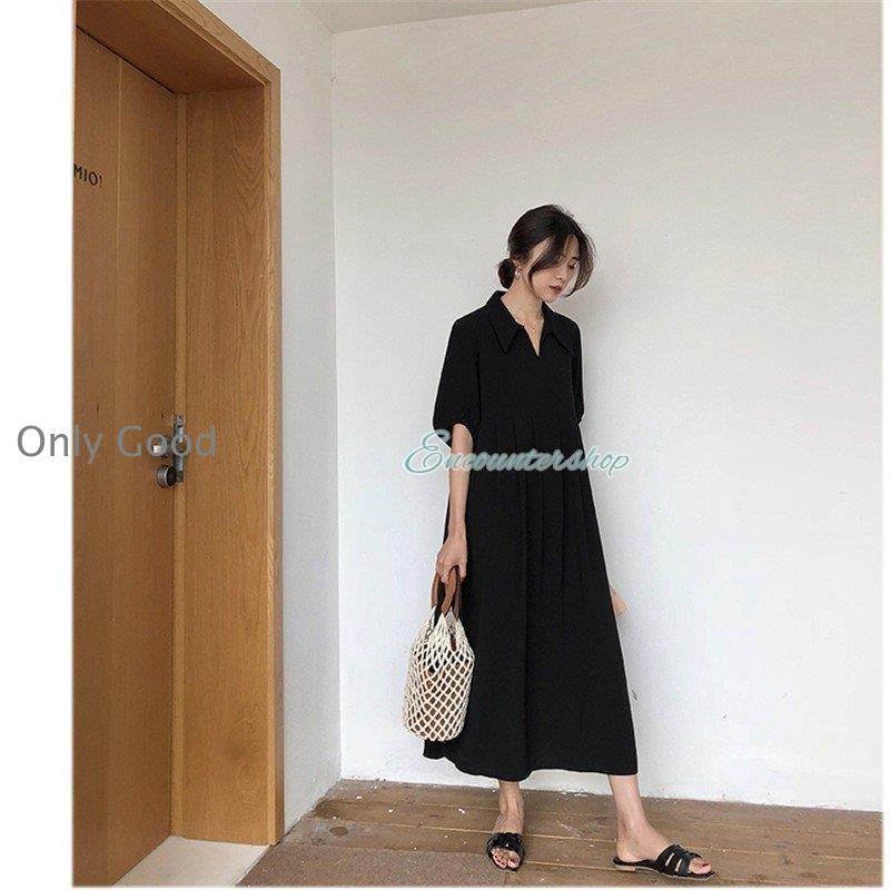 シャツワンピースミモレ丈ワンピースお呼ばれワンピース春夏秋シャツワンピース黒大きいサイズマキシワンピース通勤通学半袖夏物ワンピース4XL