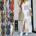 2way シャツワンピ シャツワンピース レディース 羽織り ロング丈シャツ マキシ丈 シャツ コットンワンピ 体型カバー 花柄 ヒョウ 迷