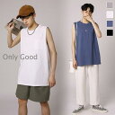 タンクトップ メンズ Tシャツ ノースリーブ ゆったり サマーTシャツ 無地 カットソー 夏 男性 袖なしTシャツ クルーネック 夏Tシャツ 丸首