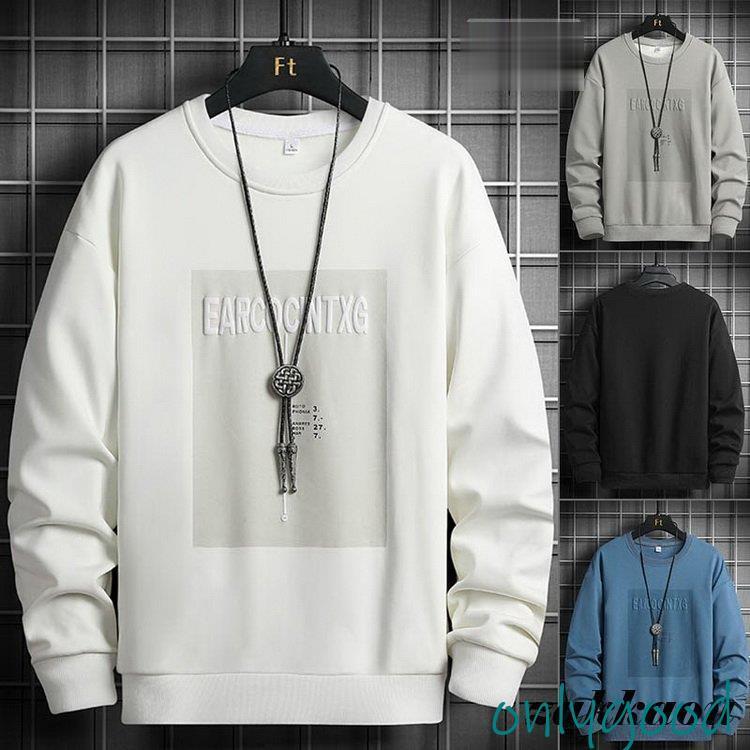 トレーナー メンズ クルーネック 秋物トレーナー トップス ルームウェア きれいめ 10代 20代 30代2023　秋 新作