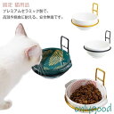 ペット フードボウル 壁掛け 猫 犬 倒れない 食べやすい 食器 餌皿 猫用 エサ皿 陶器 磁器 高さがある 台 餌入れ エサ入れ お皿 丸い セラミ