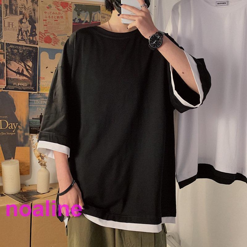 7分袖 Tシャツ 大きいサイズ メンズ おしゃれ 着重ね 七分丈tシャツ 学生 アメカジ 無地 カジュアル トップス 夏服 新生活 春夏秋