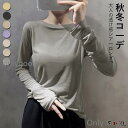 秋 ロンT レイヤード シアー トップス tシャツ 長袖 重ね着 シアートップス シアー ロンT Uネック インナー 白 無地 クルーネック 体型カバー シアーロングスリ