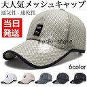 帽子 キャップ 日焼け止め メンズ レディース メッシュキャップ 野球帽 通気性抜群 文字ロゴ 父の日 プレゼント 敬老の日