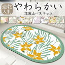 珪藻土バスマット ノンアスベスト ソフト 速乾 大判 柔らか 割れない 足拭き お風呂 水切りマット キッチン 吸水 お手入れ簡単 収納 滑り止め 抗菌 防カビ