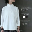 Tシャツ レディース 40代 春 秋冬 長袖 カットソー 綿 スリット ハイネック トレーナー おしゃれ ゆったり 無地 プルオーバー カジュアル 30代 50...