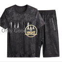 セットアップ ジャージ 夏 半袖 Tシャツ パーカー 上下セット スポーツウェア ジャージ 運動 メンズ ショートパンツ ハーフパンツ カジュアル 迷彩