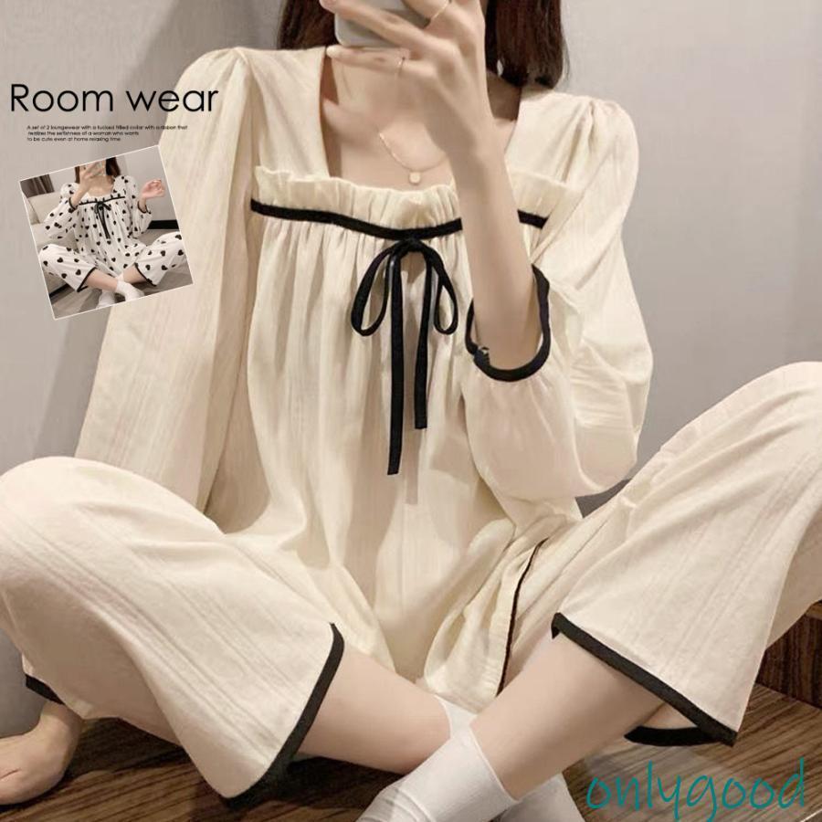 韓国ルームウェア 上下セット レディース