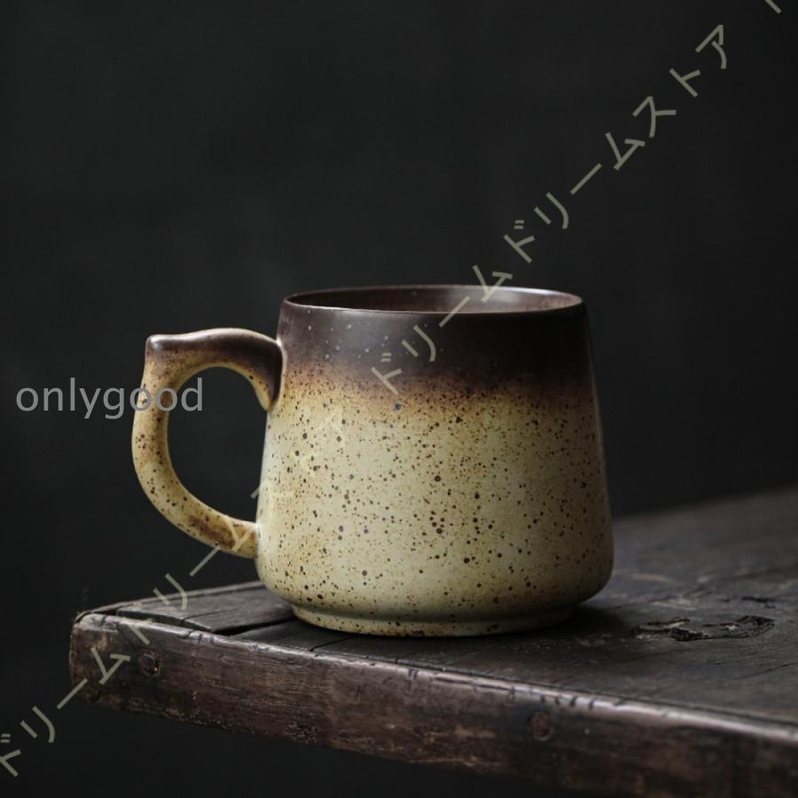 マグカップ おしゃれ ペア 和風 コーヒーマグ コップ 和食器 レトロ シンプル 釉薬 大容量 陶器 台所 カフェ 330ml インテリア コーヒー ギフト プレゼント