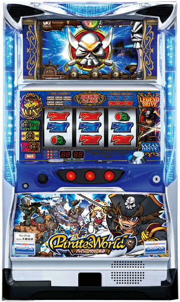 大都技研 パイレーツワールド 中古パチスロ実機 『コイン不要機ブロンズセット』