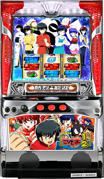 楽天ランキング 1位/EXCITE パチスロらんま1/2『ノーマルセット』[パチスロ実機/スロット 実機][家庭用電源/音量調整/ドアキー/設定キー/取扱い説明書付き][中古]