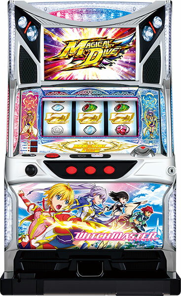 山佐 パチスロ ウィッチマスター 中古パチスロ実機 『コイン不要機ブロンズセット』