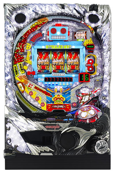 楽天ランキング 2位/ニューギン CRドラムロイド 『ノーマルセット』[パチンコ実機][家庭用電源/音量調整/ドアキー/取扱い説明書付き〕[中古]