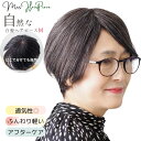 部分ウィッグ 白髪 ウィッグ 人毛 ヘアピース 頭頂部 グレーヘア グレイヘア つむじ 母の日 ミセスウィッグ 白髪ウィッグ 部分かつら 女性用 抗がん剤 総手...