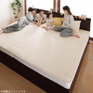 Cotton - ベッドパッド 敷きパッド 世界の今治タオル 綿100% 家族のためのコットンタオルシリーズ 敷きパッド単品 ダブル