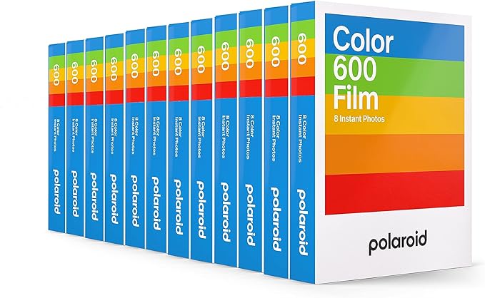 Polaroid Originals 600 Color Film 12本パック（96枚入り） ポラロイド 送料無料　【適格請求書発行事業者登録番号入り領収書対応】