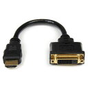 StarTech HDDVIMF8IN [ HDMI - DVI-DϊP[u(20cm) ]yzszyszyEkCEzsz