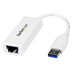 StarTech USB31000SW ホワイト [ USB 3.0 - Gigabit Ethernet LANアダプタ ]【同梱配送不可】【代引き不可】【沖縄・北海道・離島配送不可】