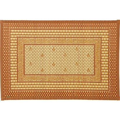 萩原 81830300 国産い草玄関マット エルモード(約60×90cm) ブラウン メーカー直送 新生活