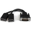 StarTech DMSDPDP1 [ DMS 59 fADisplayPort P[u1x DMS-59 IX/ 2x fBXvC|[gDP X 20cm ]yzszyszyEkCEzsz