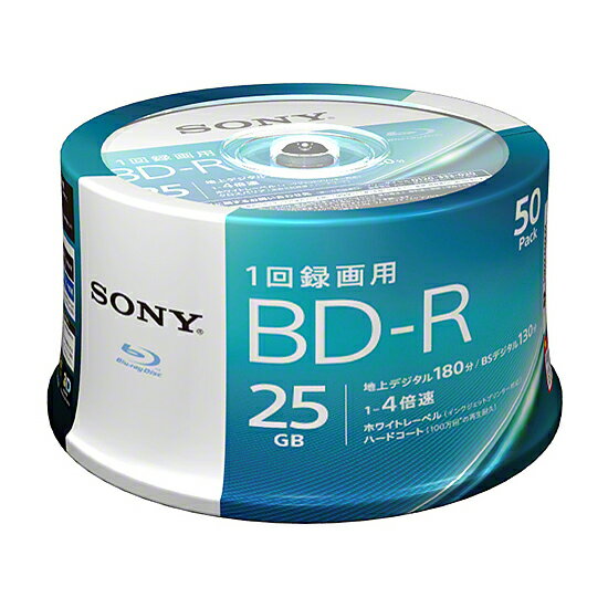 SONY 50BNR1VJPP4 [録画用 BD-R 4倍速 50枚組]【同梱配送不可】【代引き不可】【沖縄・離島配送不可】