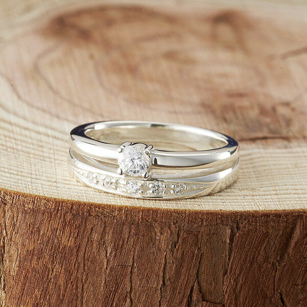 17802601 CHR3073CZ ウルティマ シルバー2連リング 11号 メーカー直送