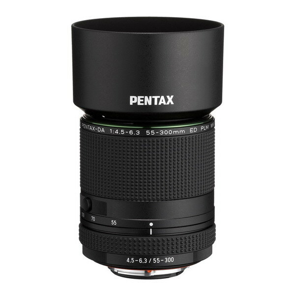 【5/15限定 エントリー 抽選で最大100 Pバック】 PENTAX HD PENTAX-DA 55-300mmF4.5-6.3ED PLM WR RE 望遠ズームレンズ（ペンタックスKマウント）